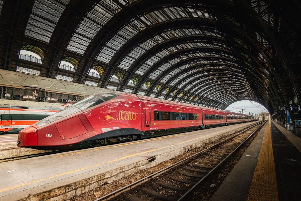Treno Italo in viaggio