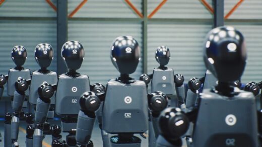 Robot in un ambiente industriale